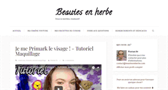Desktop Screenshot of beautesenherbe.com