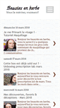 Mobile Screenshot of beautesenherbe.com